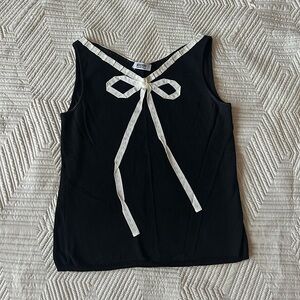 Moschino bow top 🩵